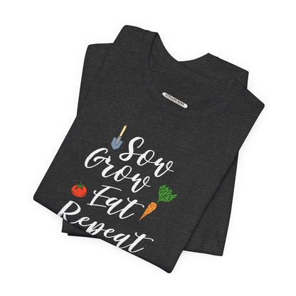 Sow Grow Eat Repeat Graphic T-Shirt