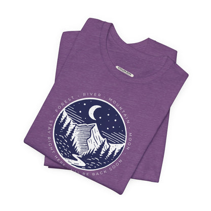 Forest River Mountain Moon Graphic T-Shirt