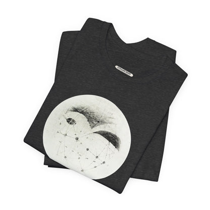 Longitude 120° on the Meridian of Mars 1895 Illustration Vintage Graphic T-Shirt