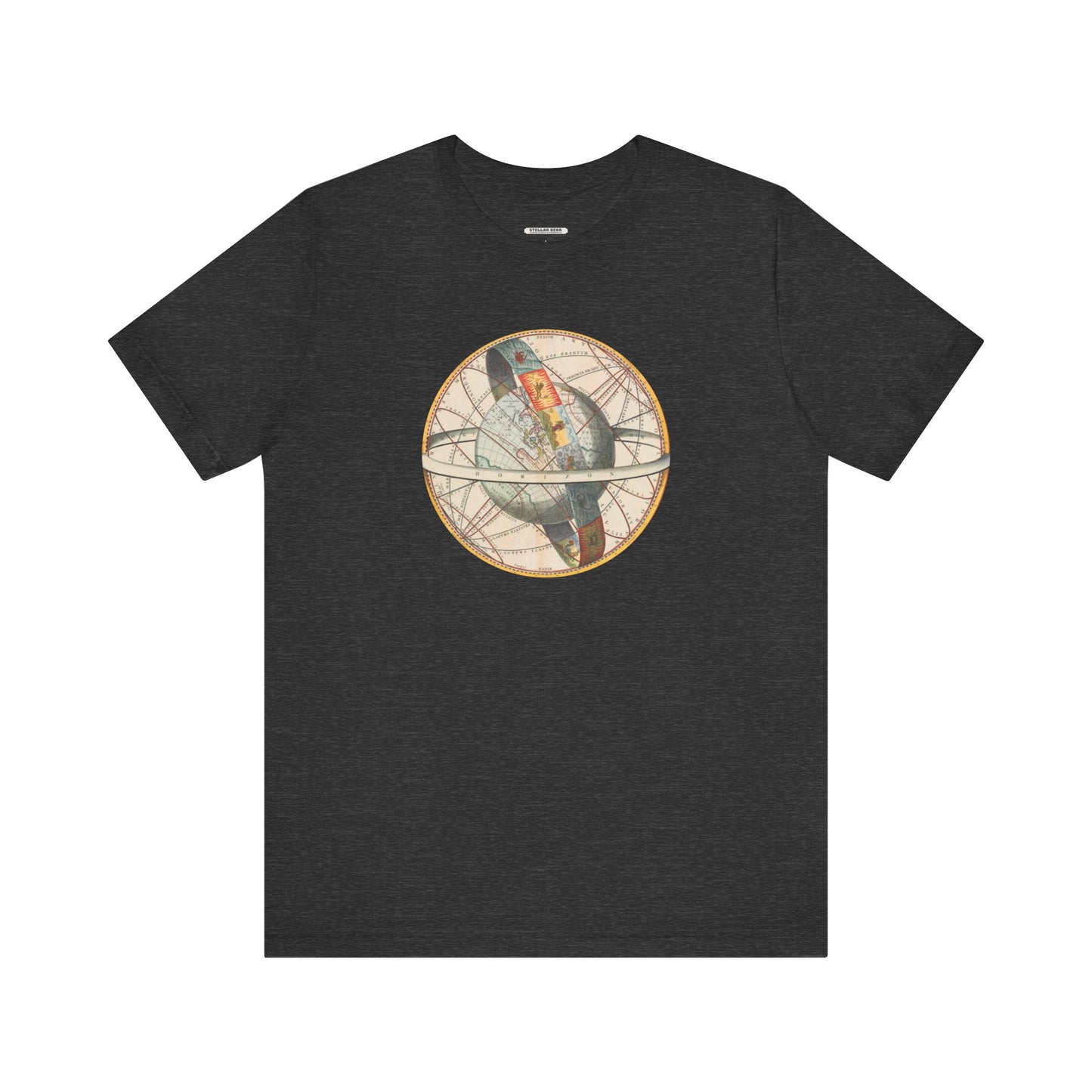 Ptolemaic View of the Universe Illustration 1660 Vintage Graphic T-Shirt