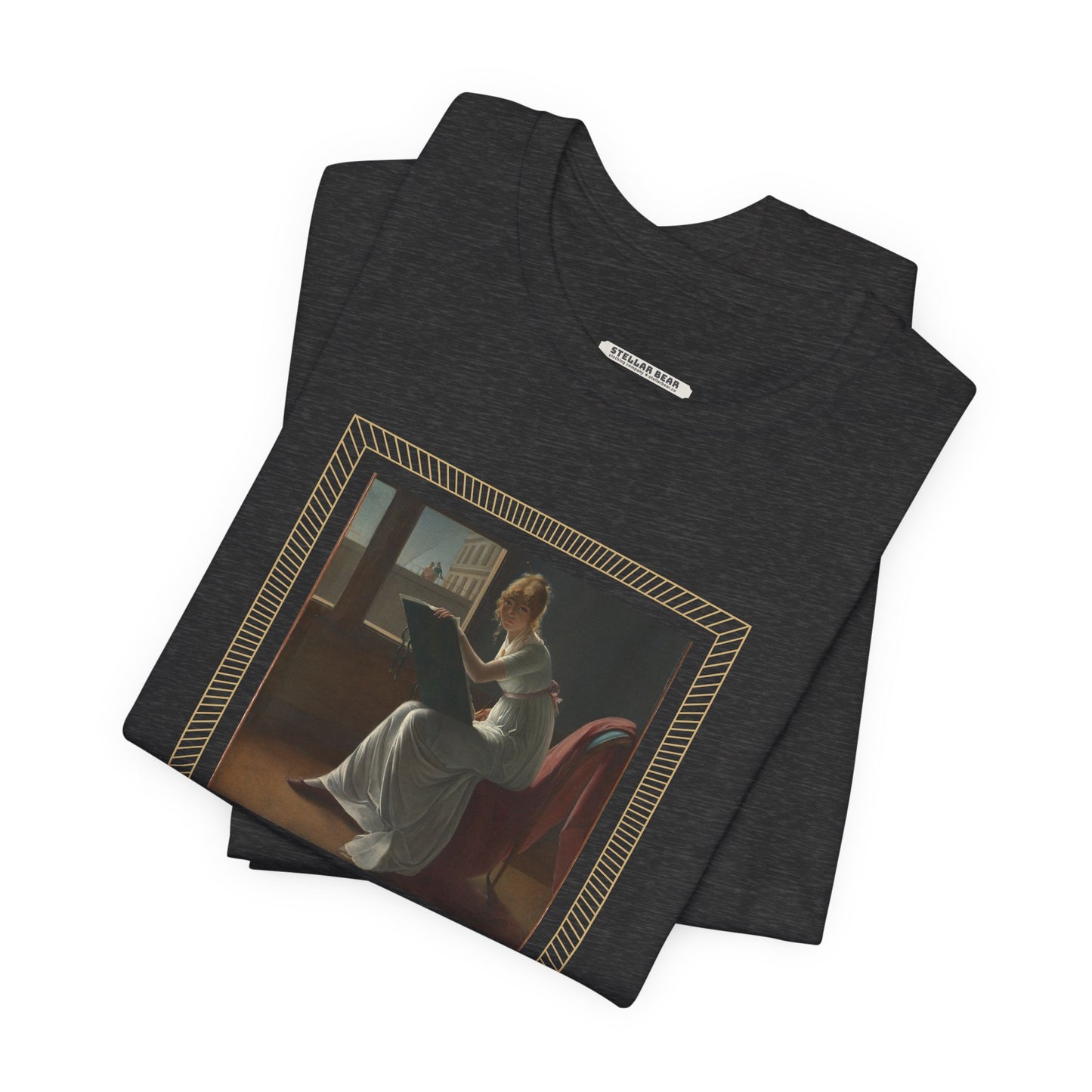 Woman Artist by Painter Marie Denise Villers 1801 Vintage Graphic T-Shirt