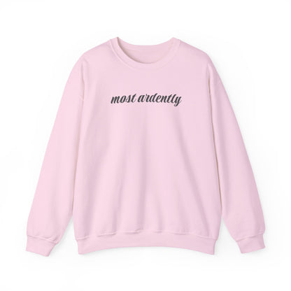 Most Ardently Minimalist Style Sweatshirt (Jane Austen)
