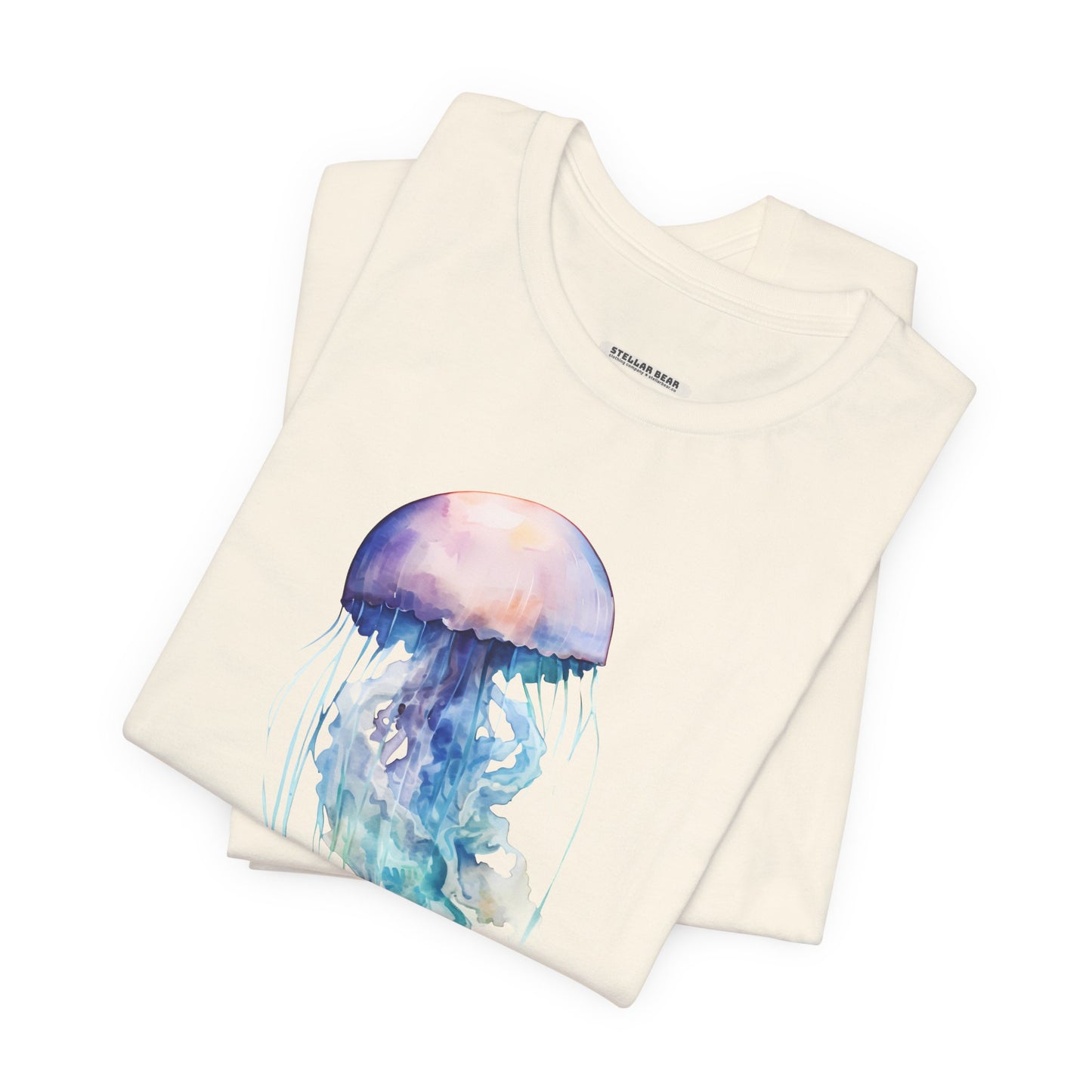 Jellyfish Lavender Green Graphic T-Shirt