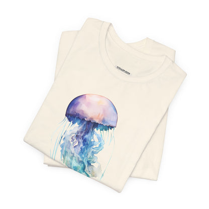 Jellyfish Lavender Green Graphic T-Shirt
