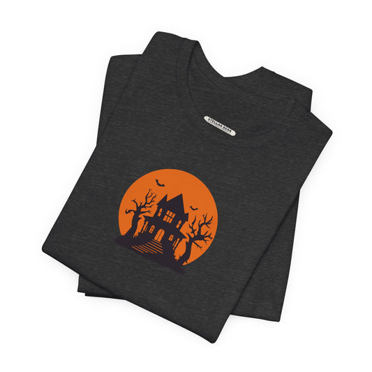 Haunted House Graphic T-Shirt