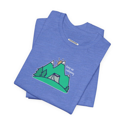 Keep on Camping Graphic T-Shirt