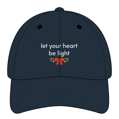 Let Your Heart Be Light Minimalist Style Cap