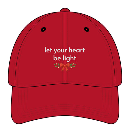 Let Your Heart Be Light Minimalist Style Cap