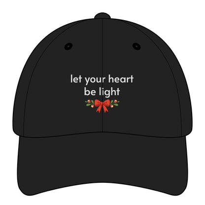 Let Your Heart Be Light Minimalist Style Cap