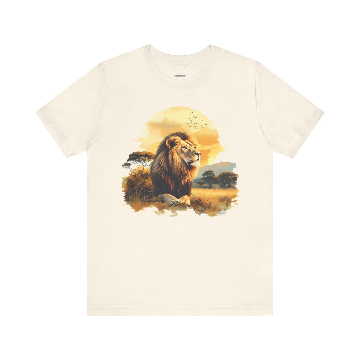 Lion Looking Graphic T-Shirt