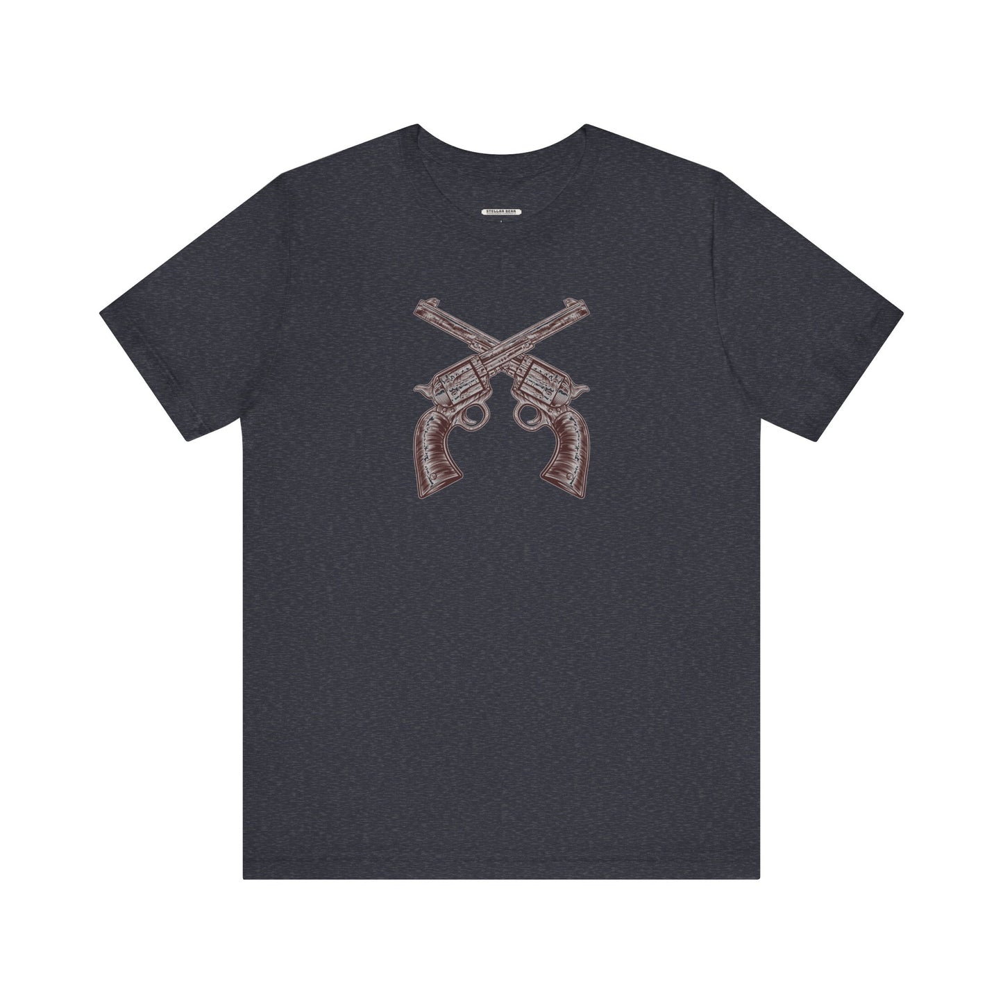 Pistols Crossed Vintage Objects Graphic T-Shirt
