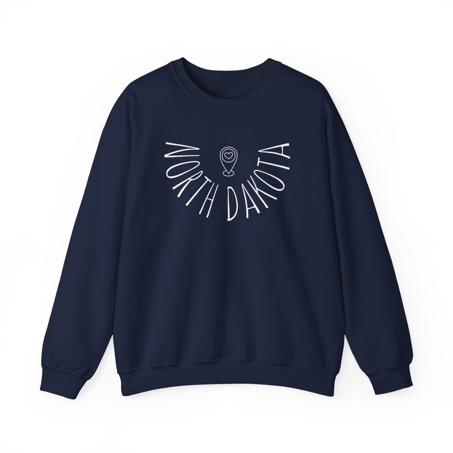 North Dakota Liquid Letters Graphic Sweatshirt