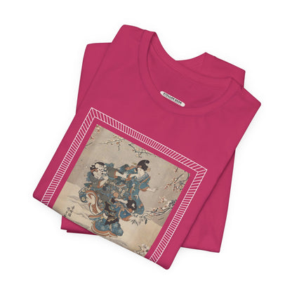 Snowball Fight 1830 Vintage Graphic T-Shirt