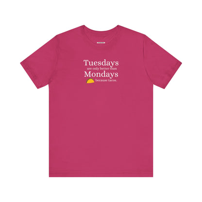 Tuesdays are Only Better Than Monday Because Tacos Graphic T-Shirt