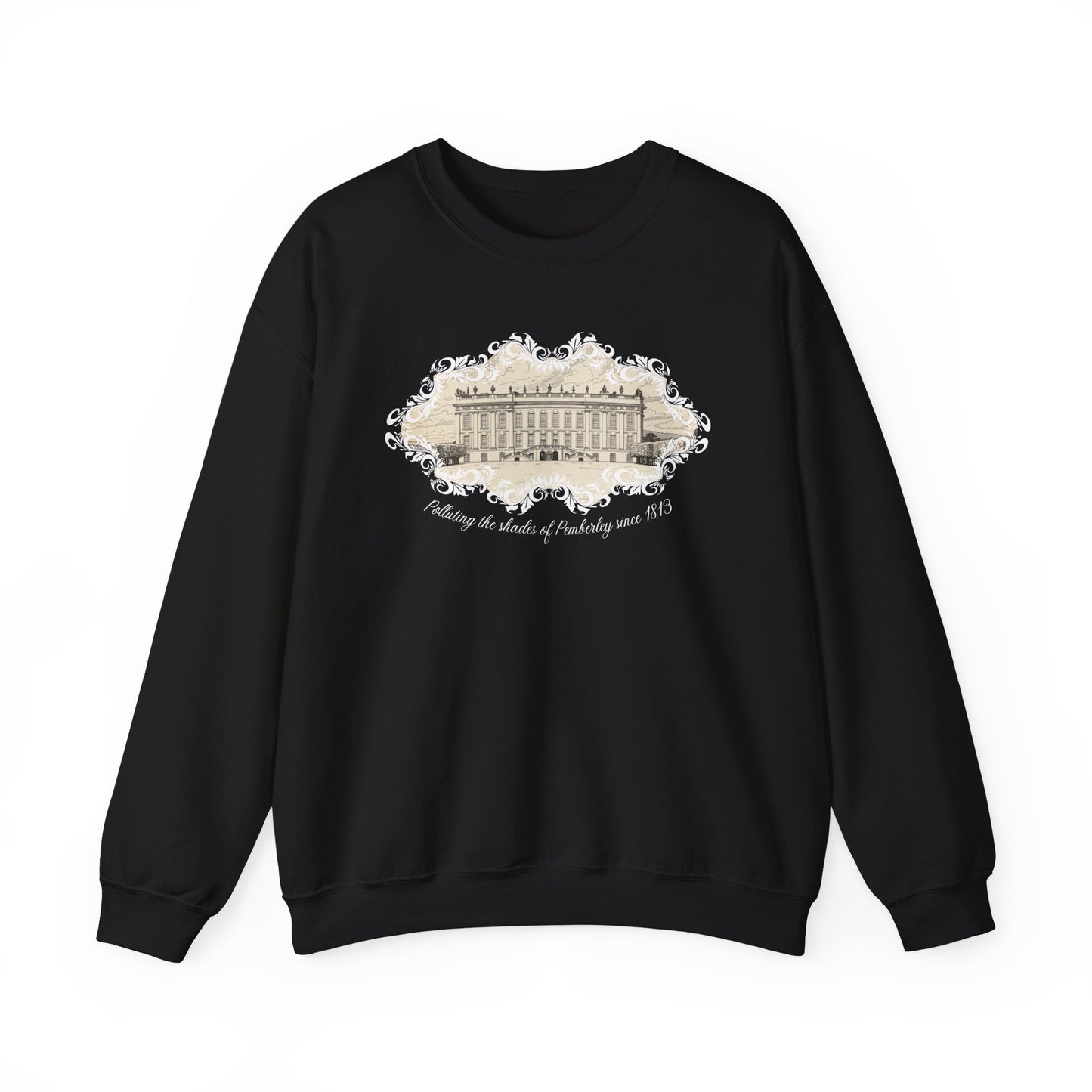 Polluting the Shades of Pemberley since 1813 Vintage Graphic Sweatshirt (Jane Austen)