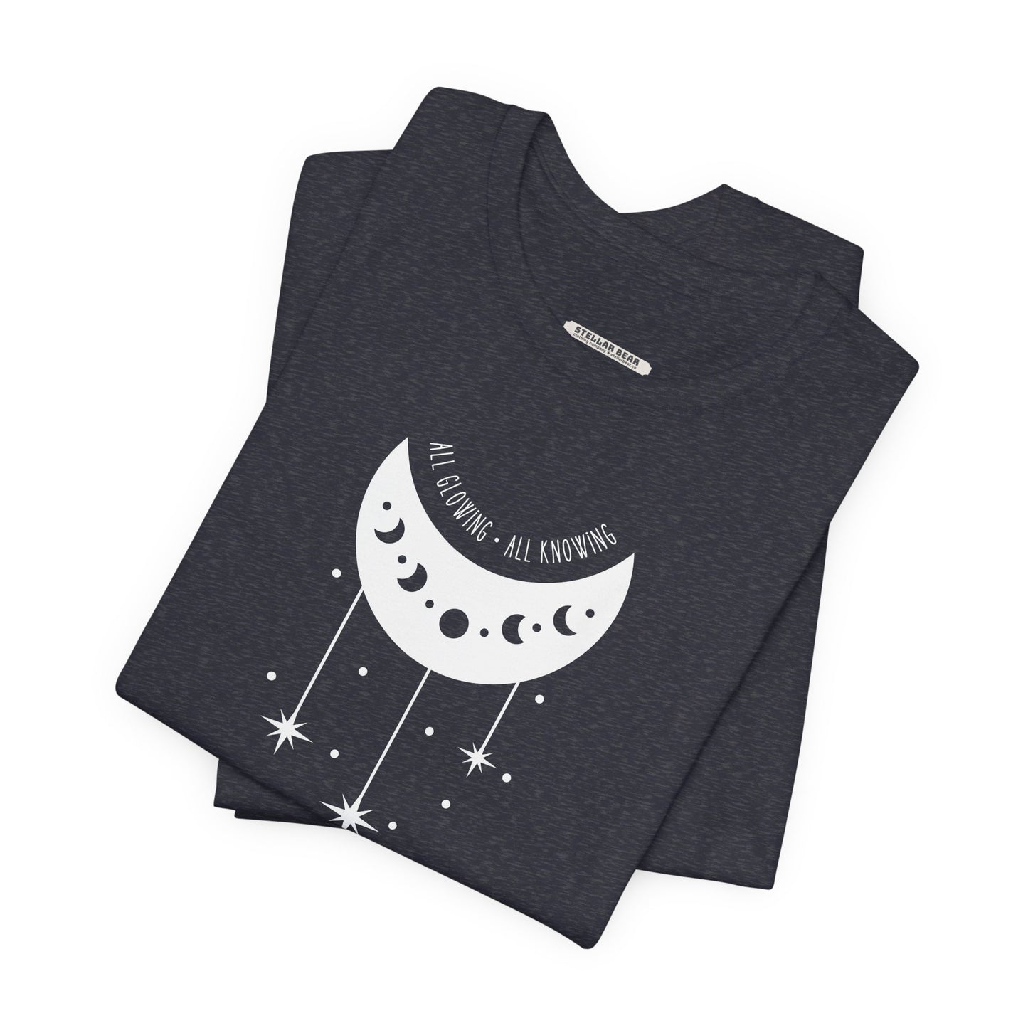 All Glowing All Knowing Moon Graphic T-Shirt