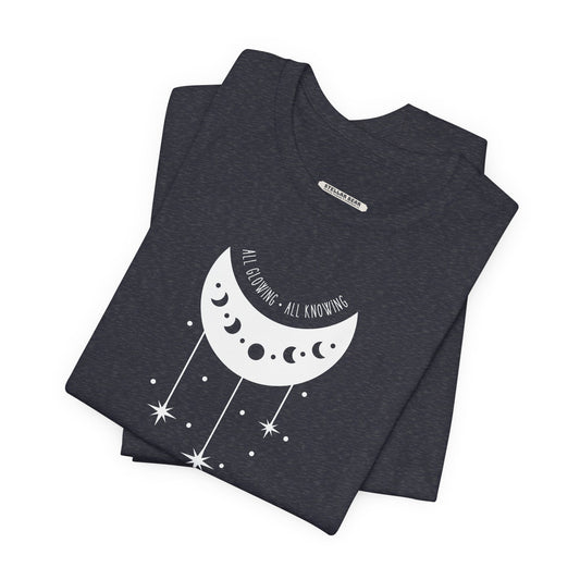 All Glowing All Knowing Moon Graphic T-Shirt