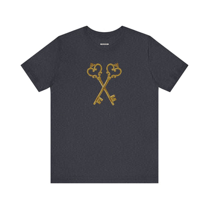 Old Keys Crossed Vintage Objects Graphic T-Shirt