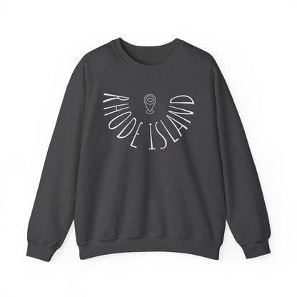 Rhode Island Liquid Letters Graphic Sweatshirt