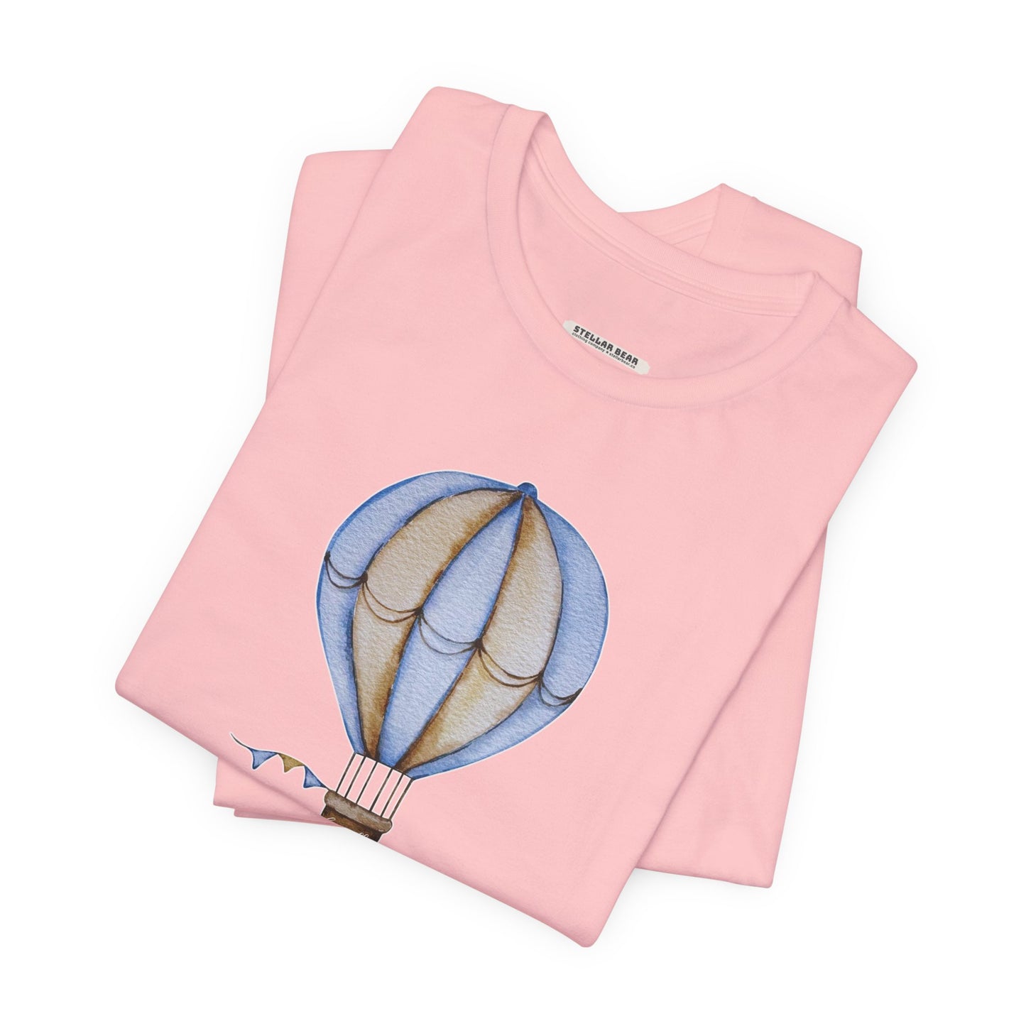 Hot Air Balloon Let's Fly Old-Style Vintage Objects Graphic T-Shirt