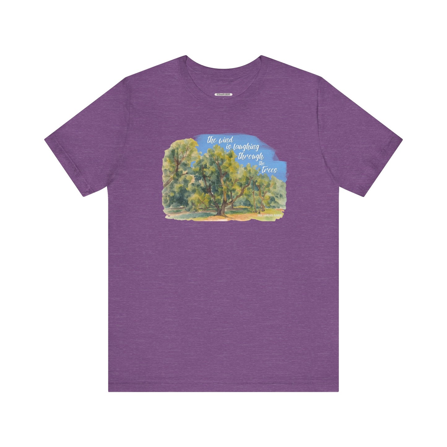 The Wind is Laughing Through the Trees Graphic T-Shirt (Paul Laurence Dunbar)