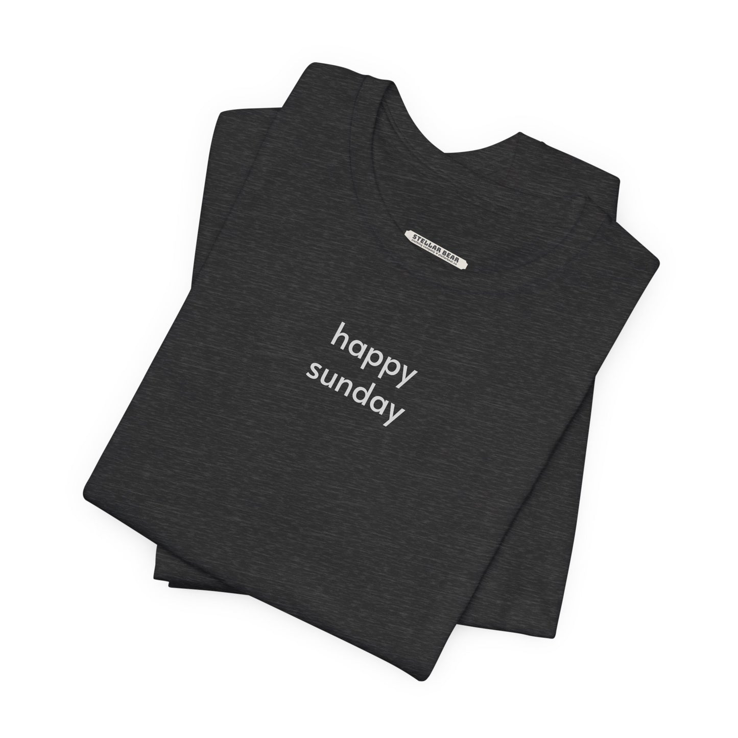 Happy Sunday Minimalist Style T-Shirt
