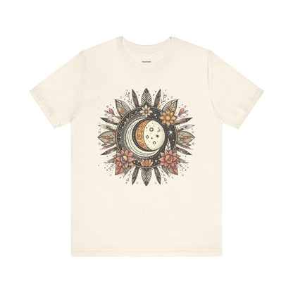 Sun and Moon Floral Graphic T-Shirt