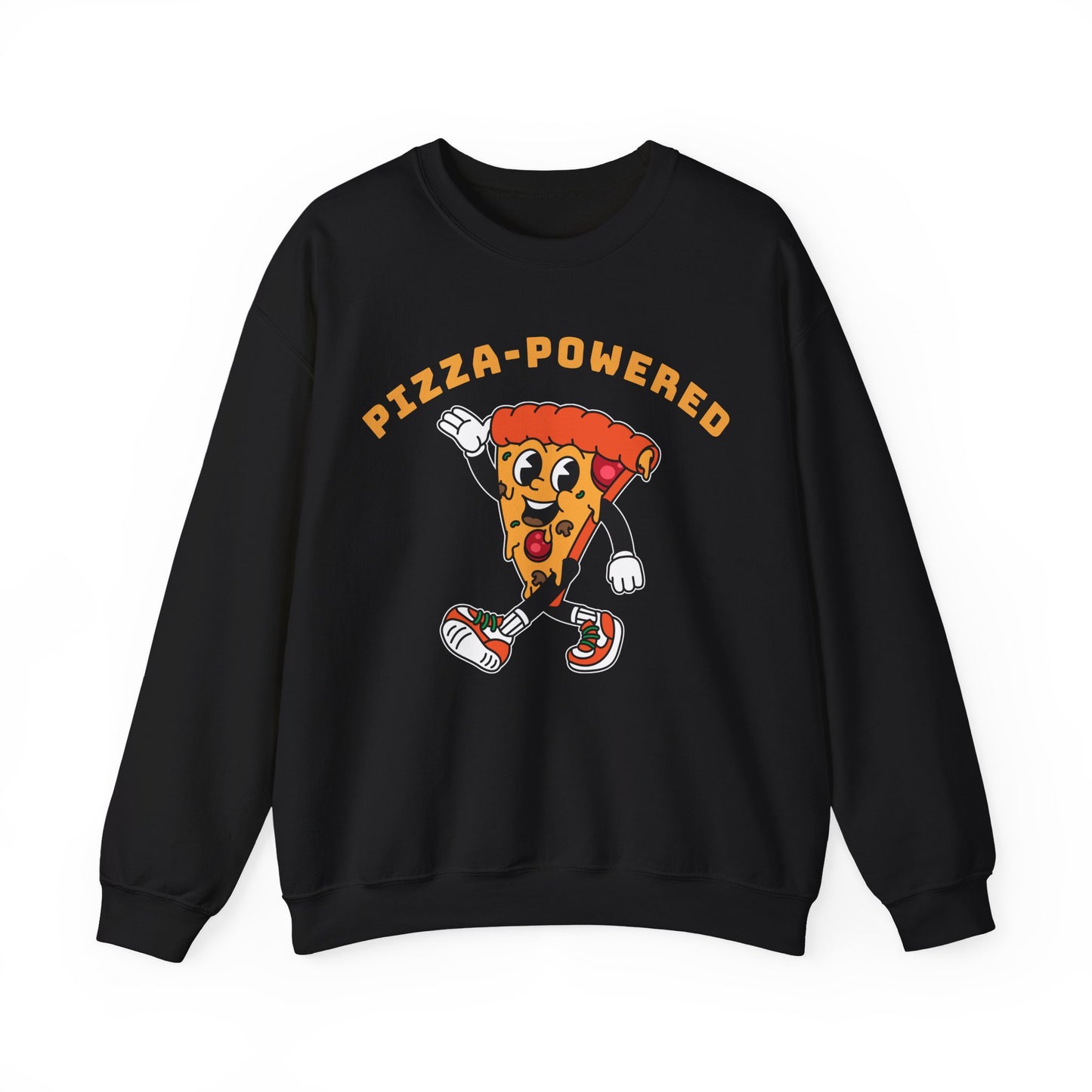 Pizza-Powered Graphic Sweatshirt