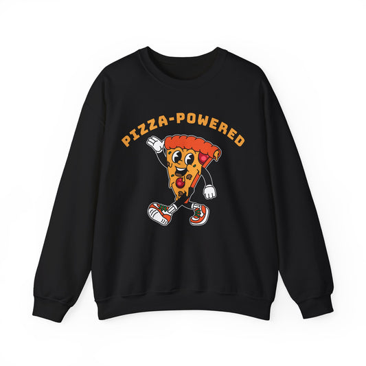 Pizza-Powered Graphic Sweatshirt