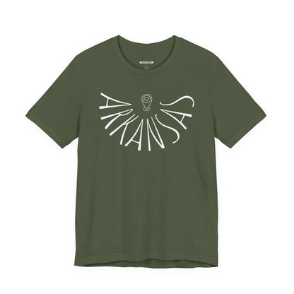Arkansas Liquid Letters Graphic T-Shirt