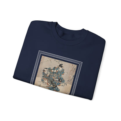 Snowball Fight 1830 Vintage Graphic Sweatshirt