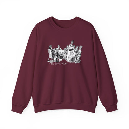 The Bennets at Home, Illustration 1894 Vintage Graphic Sweatshirt (Jane Austen)