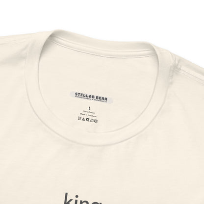 King Minimalist Style T-Shirt