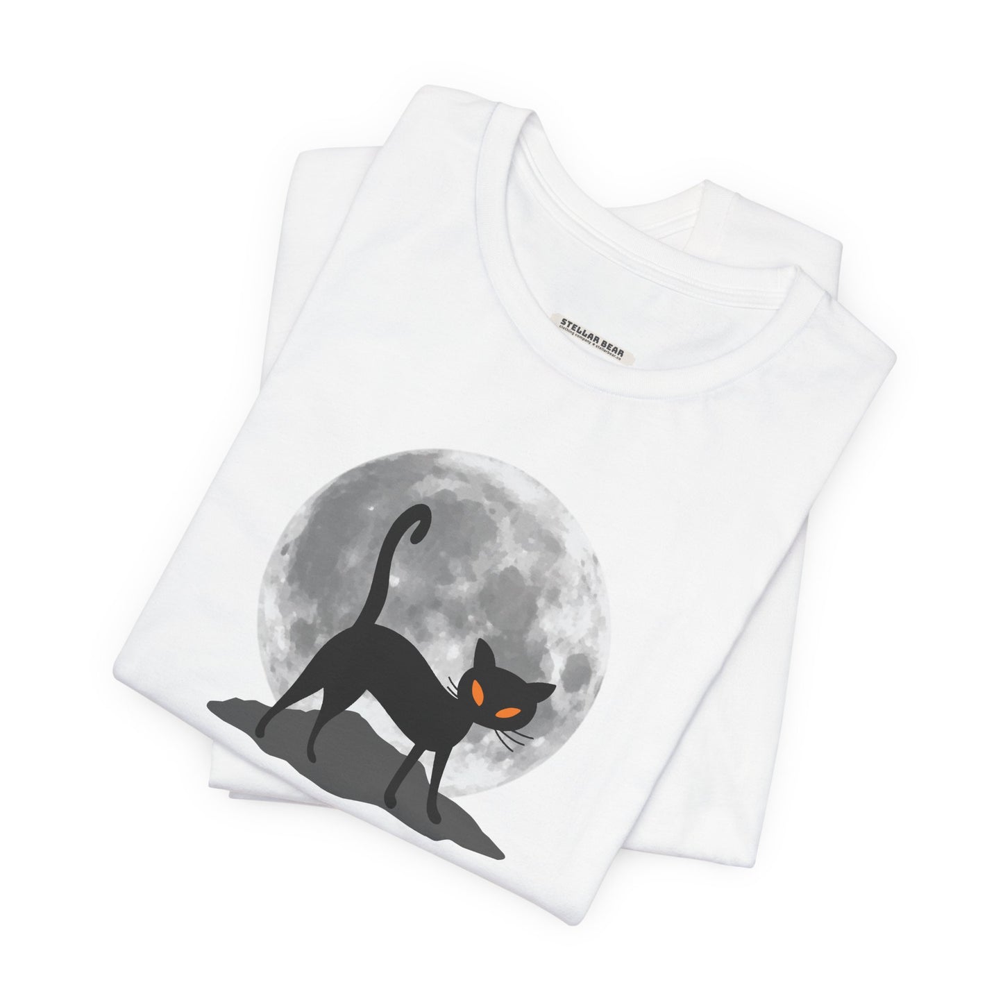 Cat Moon Graphic T-Shirt