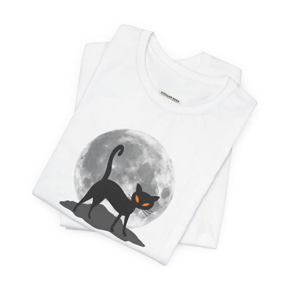 Cat Moon Graphic T-Shirt