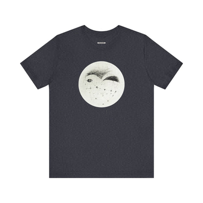 Longitude 120° on the Meridian of Mars 1895 Illustration Vintage Graphic T-Shirt