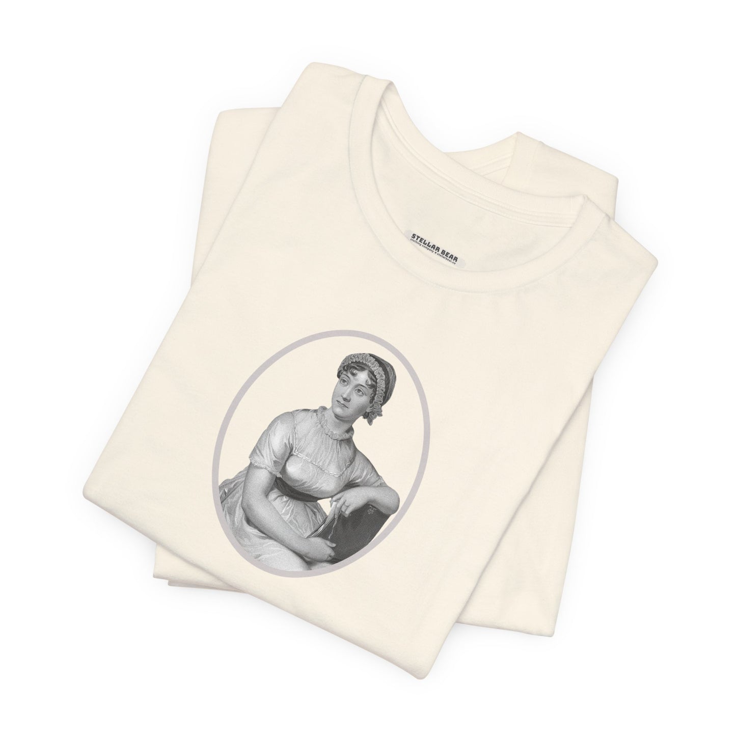 Jane Austen Portrait Vintage Graphic T-Shirt