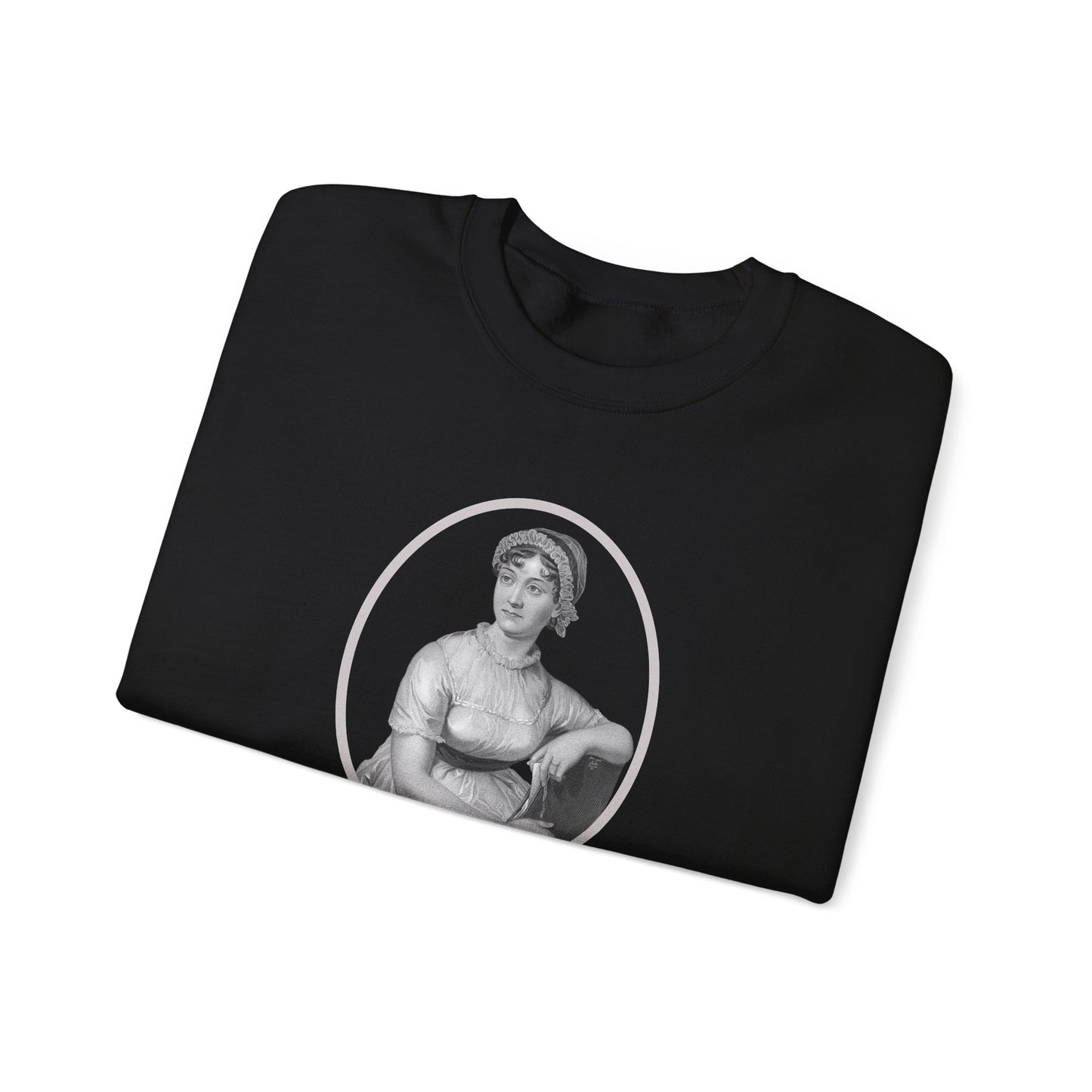 Jane Austen Portrait Vintage Graphic Sweatshirt