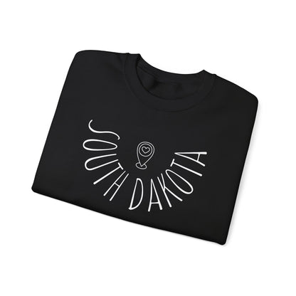 South Dakota Liquid Letters Graphic Sweatshirt