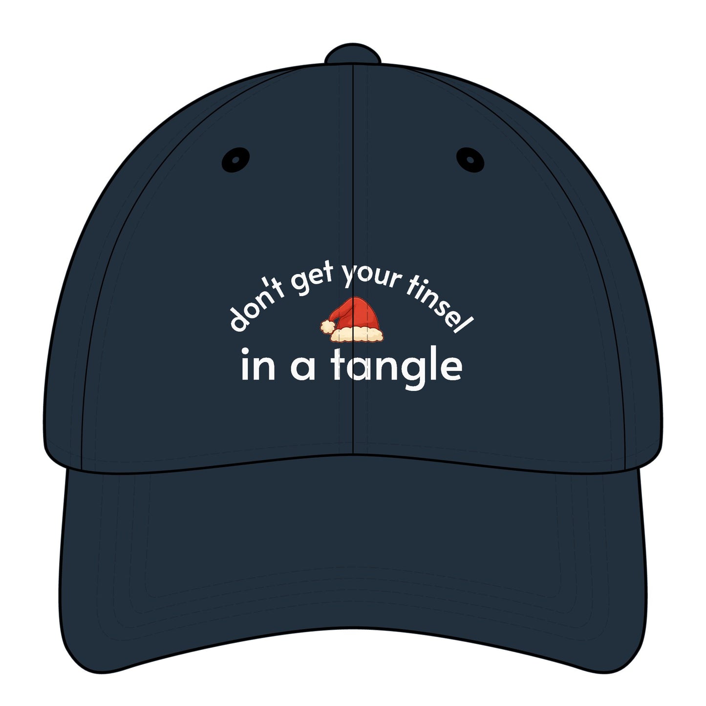 Don't Get Your Tinsel In a Tangle Graphic Cap