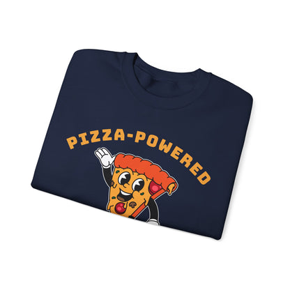Pizza-Powered Graphic Sweatshirt