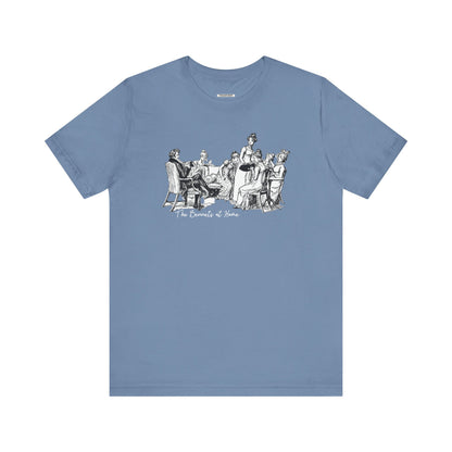 The Bennets at Home, Illustration 1894 Vintage Graphic T-Shirt (Jane Austen)