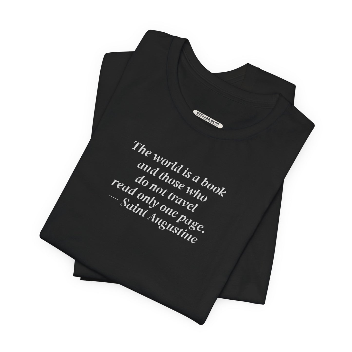 The World is a Book ... Travel Minimalist Style T-Shirt (St. Augustine)