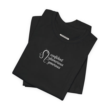 Leo Traits Zodiac Sign Graphic T-Shirt