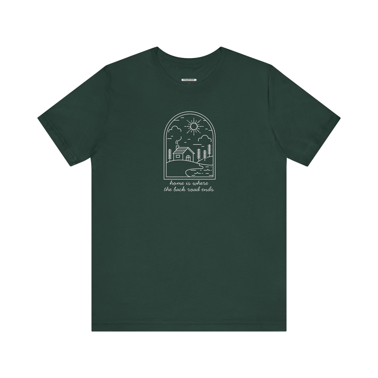 Home is Where the Back Road Ends Graphic T-Shirt