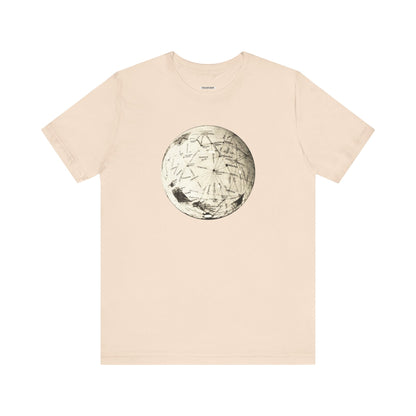 Maps of Canals on Mars 1908 Illustration Vintage Graphic T-Shirt