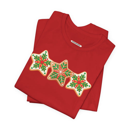 Christmas Star Cookies Graphic T-Shirt