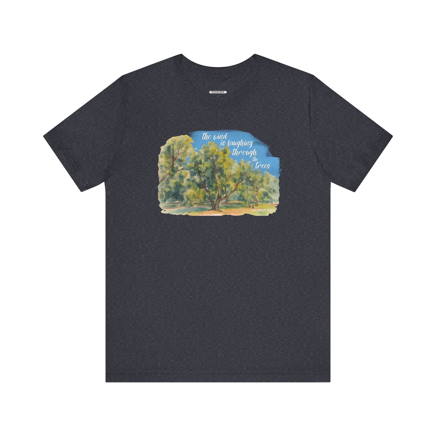 The Wind is Laughing Through the Trees Graphic T-Shirt (Paul Laurence Dunbar)