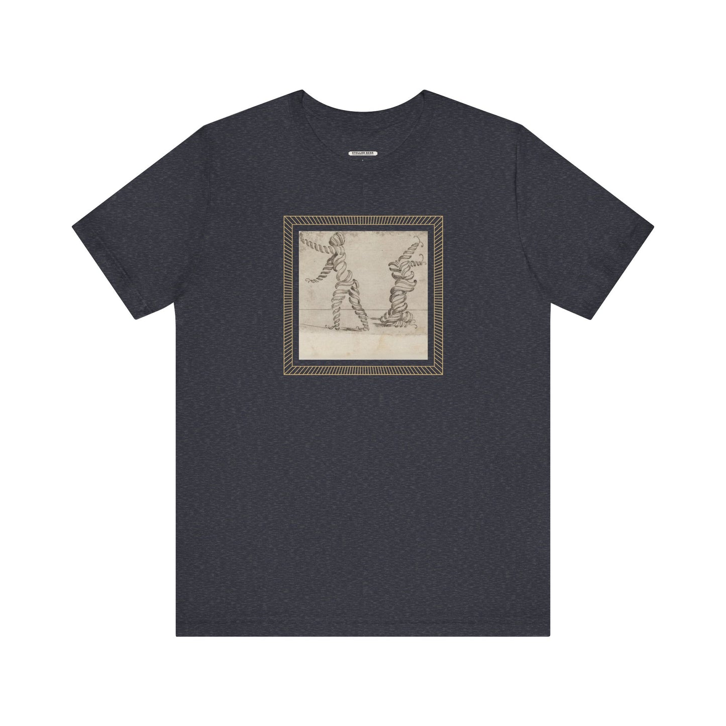 Ribbon People by Giovanni Battista Bracelli 1624 Vintage Graphic T-Shirt