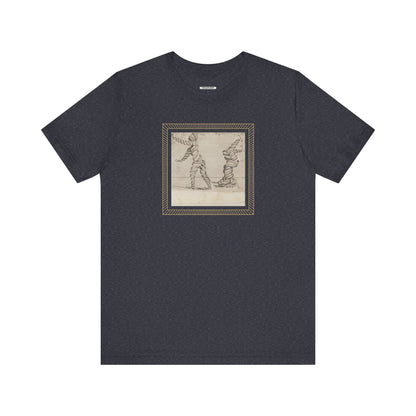 Ribbon People by Giovanni Battista Bracelli 1624 Vintage Graphic T-Shirt